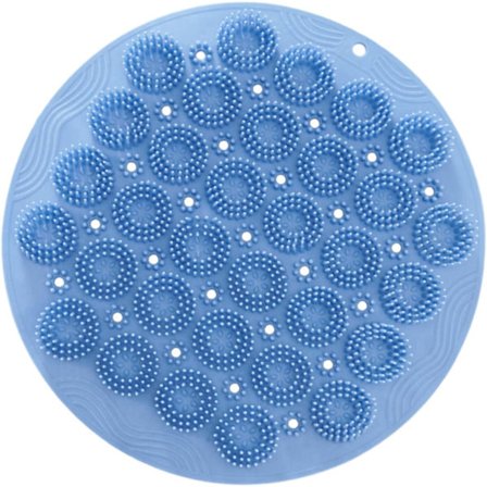 Healeved badebørste rygbørste gummimåtte gummimåtte fodmassager fodbad-massage sugekop skrubber fodskrubber væg rygbørste