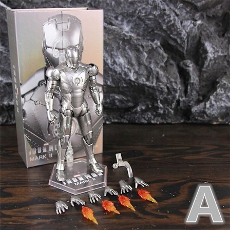 Zd Toys Marvel Iron Man Mk1 Mk2 Mk3 Mk4 Mk5 Mk6 Mk7 Mk42 Mk43 7" Film Actionfigur Iron-man Mark 1 2 3 4 5 6 7 42 43 Legends C