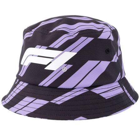 Puma - Motor Lila bucket Hatt - F1 Logo Track Graphic Purple/Black Bucket @ Hatstore