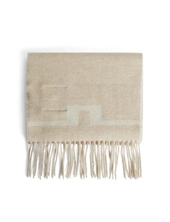 J. Lindeberg Champ Double Sided Scarf - Beige - ONE SIZE