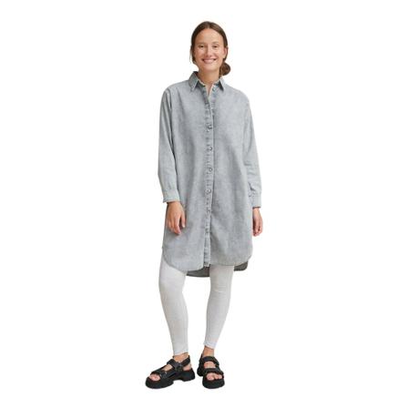 Basic Apparel Bluebell Shirt Kjole Grå, Dame, Størrelse: XL