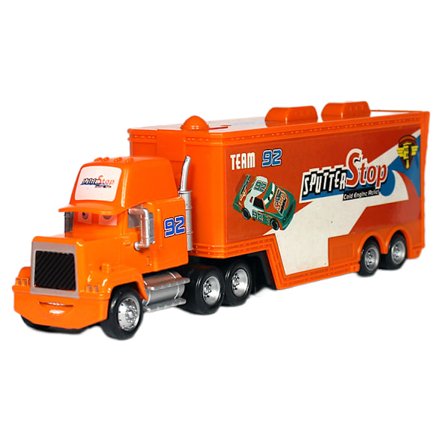 Bilar Story 3 Lightning McQueen 86 Roadmaster 36 Uncle McIntyre Alloy Container Truck Model