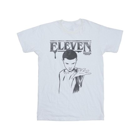 Netflix Girls Stranger Things Dark Eleven Bomull T-shirt 12-13
