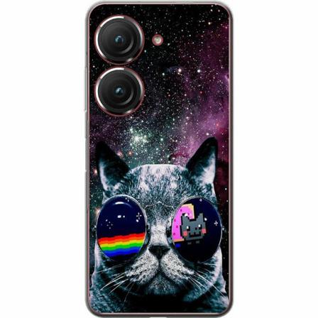 Asus Zenfone 9 Mjukt Skal - Space Cat