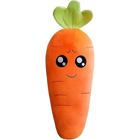 NY-Mjuk Morotskudde med Uttryck, Plysch Morotsdocka som Present till Flickor