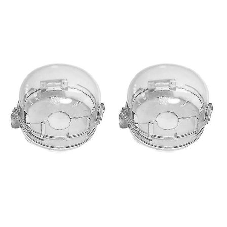 Ovnkomfyr-knappdeksler Universelle Transparente Sikkerhetsbeskyttelse for Barn Baby Barn Kjøkken Sikkerhetsveske (2 stk, transparent