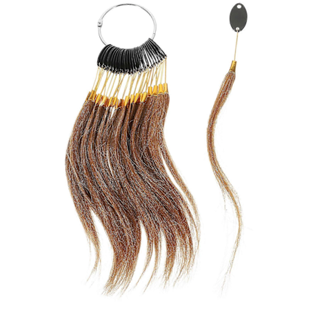 30 st Hårfärg Ringar Prover Äkta Hår Test Hårfärg Prover Äkta Hårfärgskartor