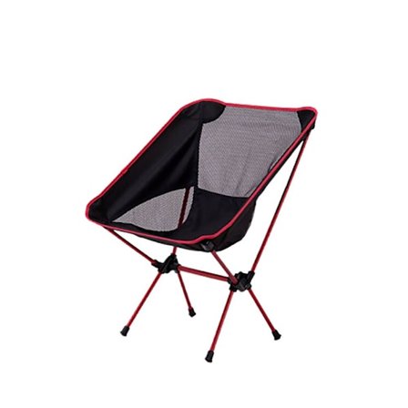 Utendørs sammenleggbar stol Fiskestol RØD LITEN
