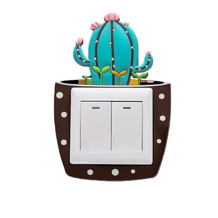 Valokatkaisimen ympärys 1 seinäkatkaisimen tarra sarjakuva katkaisimen kansi huoneen sisustus silikoninen katkaisimen tarra valaistu