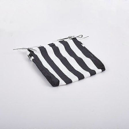 Utomhuskuddar för stolar, set med 2 dynor för utemöbler med band, vattenavvisande