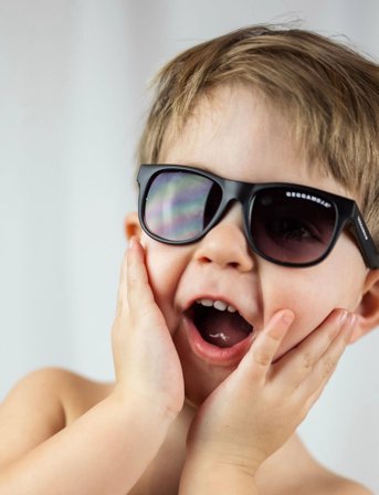 Geggamoja Sunglass - Black - 2-6Y