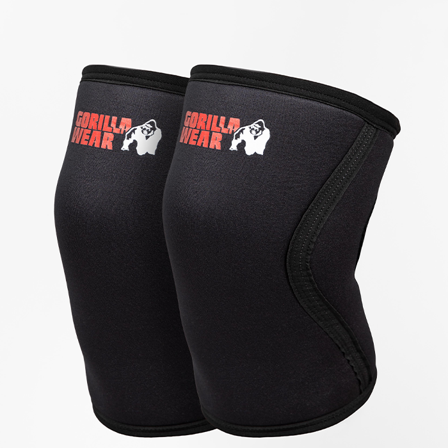 Gorilla Wear Gear 7 MM Knee Sleeves, Black