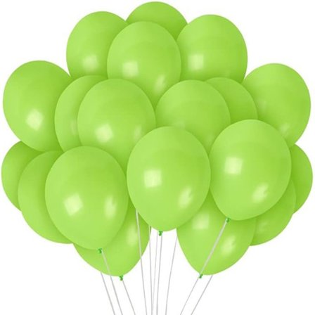 Grønne balloner latexfest fødselsdag - limegrøn helium festballoner til bryllup, fødselsdag, eksamen og babyshower