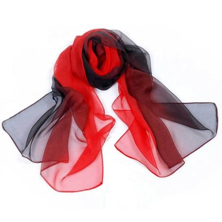 Silk Scarf Sjal RÖD