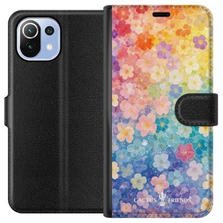 Kompatibelt Lommeboketui til Xiaomi Xiaomi Mi 11 Lite Cactus and Friends – RainbowBloom