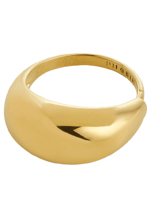 Pilgrim Phase Ring Gold-Plated Smycken & klockor Dam Guld ONESIZE