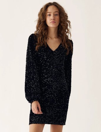 Noella Teagan Sh Dress - Black - M