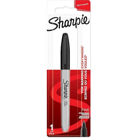 Permanent Marker | Finspets för djärva detaljer | Svart bläck | 1 markeringspenna