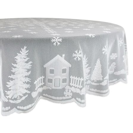 Juledukservise i blonde