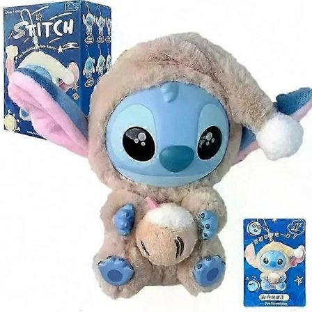 Ny Miniso Stitch Spis Noget Før Søvn Serien Vinylfigur Blind Box UK! 1 stk