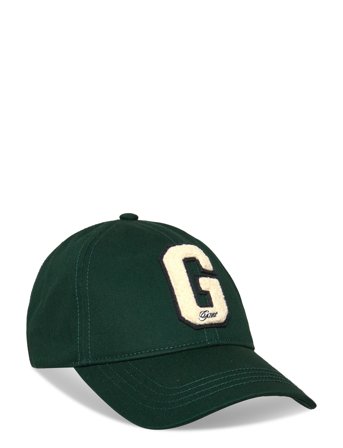 GANT G Badge Cotton Twill Cap - Green - ONE SIZE