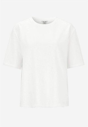 Cellbes of Sweden - T-shirt i kraftig jersey i hvid til damer i størrelse 34/36