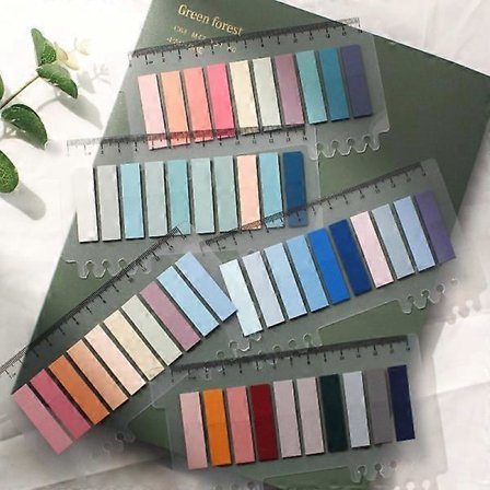 1000 självhäftande indexflikar för att annotera böcker, utskrivbar sida St