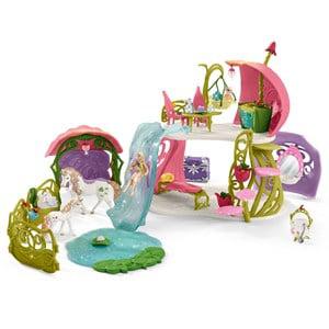 Schleich Glittering Flower House With Stable 3+ years - Toy figures & playsets - 3+ years - Pink - Junge - Toy Playsets
