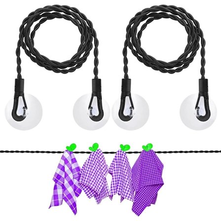 stk - Tørresnor - Rejse Tørresnor - Uden klemmer - Bærbar Rejse Tørresnor