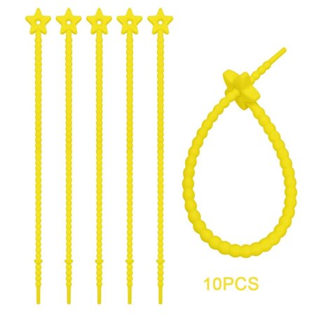 10 st buntband silikonrep FÄRG 9 FÄRG 9