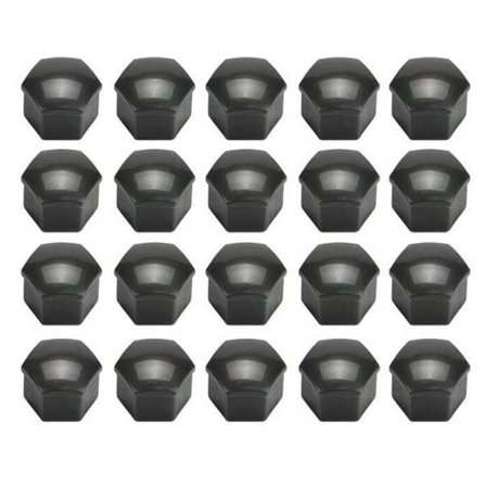 17Mm;Svart 20 stk/sett 17Mm 19Mm 21Mm Dekk Mutter Deksel Beskyttelse Deksel Auto Nav Skrue Deksel Dekk Bolt Eksteriør Dekorasjon