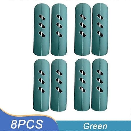 4/8/12 kpl Silikoninen kattilan kahvan suojus Lämmöneristyssuoja Pannun korvaklipsi Liukumaton höyrykattilan kahvan pidike Keittiövälineet vihreä 8 