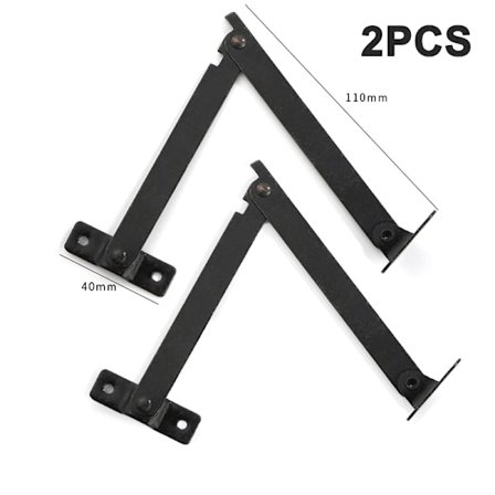 2ST Lock Stödgångjärn Stay Antik Brons Järn dekorgångjärn Bo