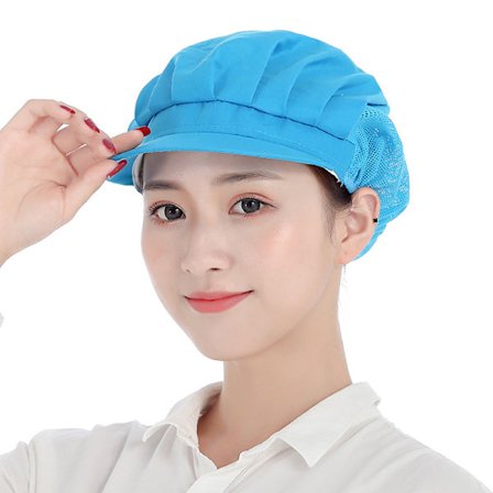 Kokkehat Støvtæt Værksted Catering Hat Fabriksarbejde Hat Kant