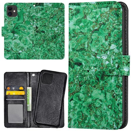 iPhone 12/12 Pro - Plånboksfodral/Skal Marmor