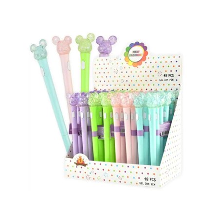 Pennmus med lys, 1 stk - Robetoy