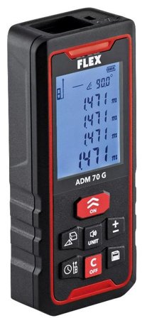 Flex ADM70 Avståndsmätare grön laser, 0,05-70 m, Laserinstrument