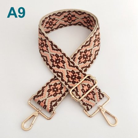 Väskband 5 cm bred axelrem Etnisk stil axelremmar A9