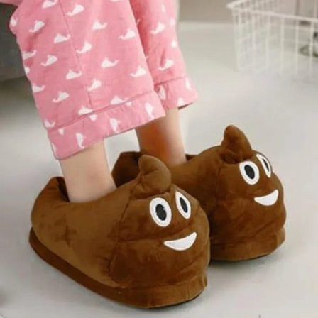 Søde Tegneserie Tøfler Vinter Varme Hyggelige Bløde Plys Indendørs Hjemmesko Unisex Voksensko UK(3-7)