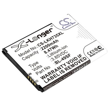 Batteri til SmartPhone, Mobil til LG G4 Beat, G4s, H735 og andre.
