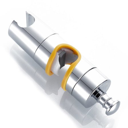 360° Justerbar 18-25mm Dusjhodeholder Festes Stang Håndtak Orange