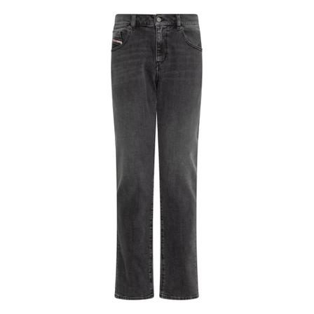 Diesel, Straight Jeans Szary, Mężczyzna, Rozmiar: W31 L34