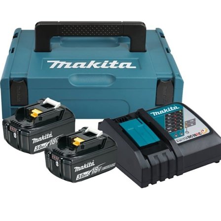 Makita 197952-5 Batteri för verktyg och laddare 18 V 3 Ah Li-Ion