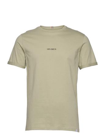 Lens T-Shirt T-shirts Short-sleeved Grön Les Deux