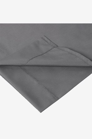 Tempur - Egyptian Cotton Litteä lakana - Harmaa - Aluslakanat - 180X270 - - Homeroom