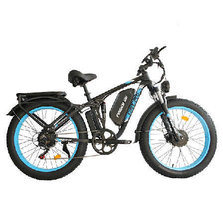 Elcykel ORLMS V3, Dubbelmotor 52V 2000W, Batteri 52V 25AH