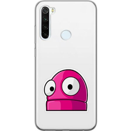 Kompatibel Mobilcover til Xiaomi Xiaomi Redmi Note 8 Rosa tegneseriefigur med store øjne i legende og humoristisk stil