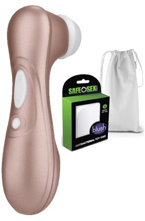 Satisfyer Pro 2 + Anti-Bacterial Toy Bag Pakettitarjous