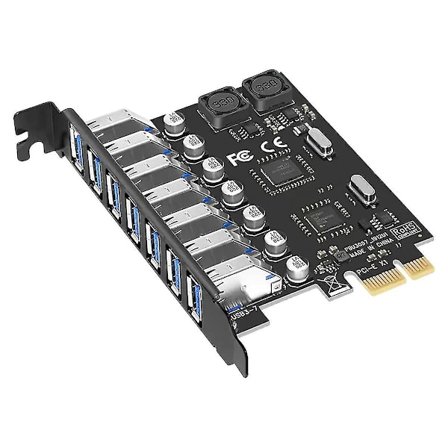 7 porte USB 3.0 Pci Adapter Card Usb udvidelseskort, Pcie Ri