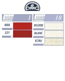 DMC 5'ans Pärlgarn 25g (hardangergarn)